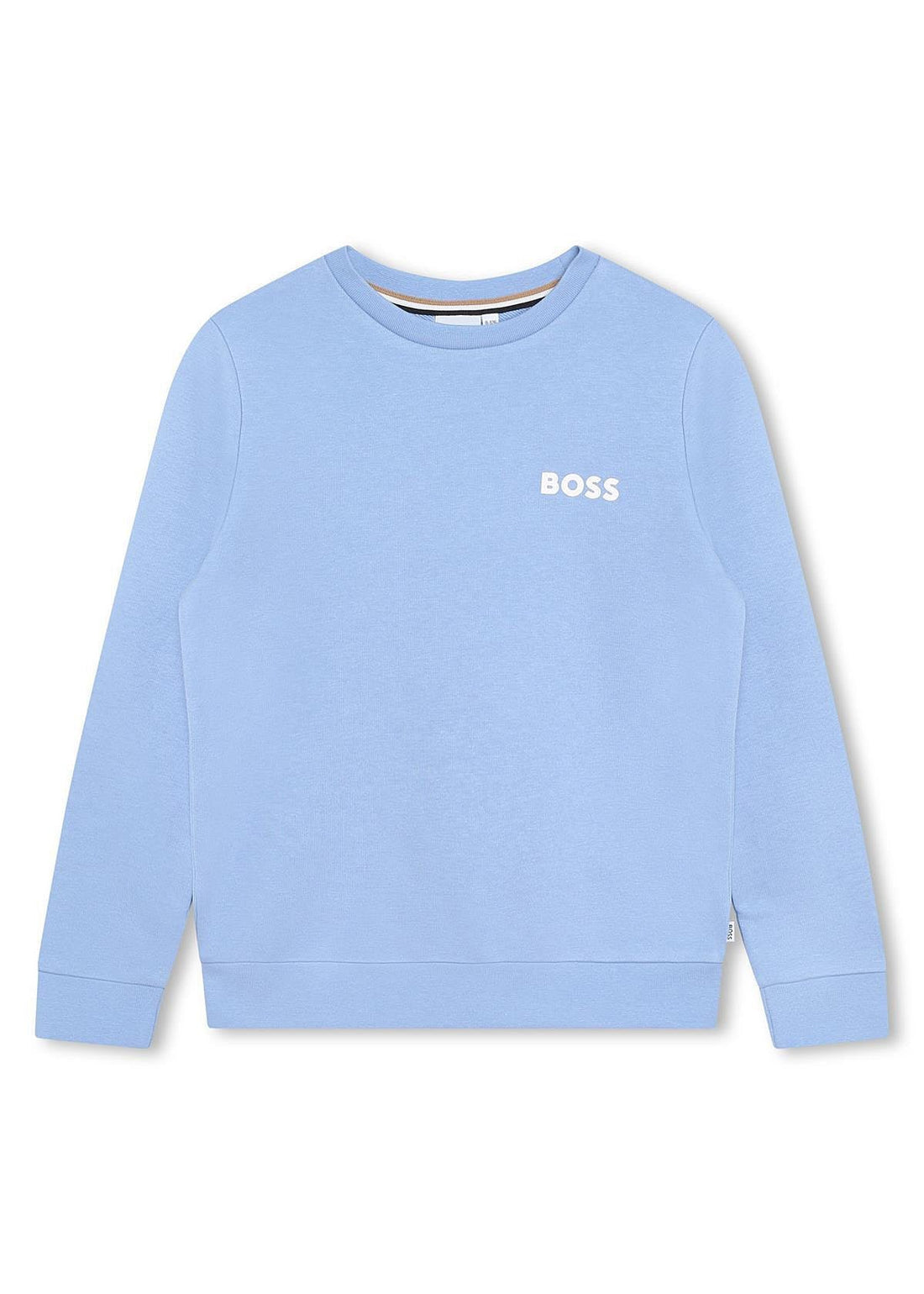 BOSS J25O43-77A Bluza chłopiec kolor niebieski -  - #tag1# - #tag2# - #tag3# - #tag4#