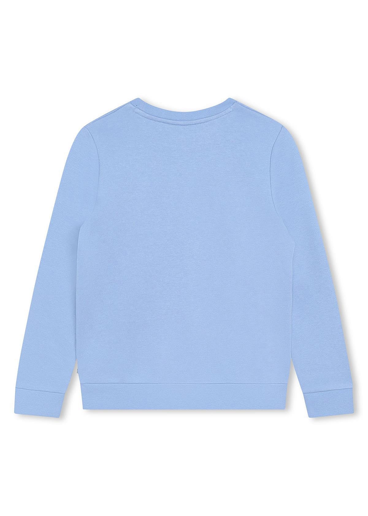 BOSS J25O43-77A Bluza chłopiec kolor niebieski -  - #tag1# - #tag2# - #tag3# - #tag4#