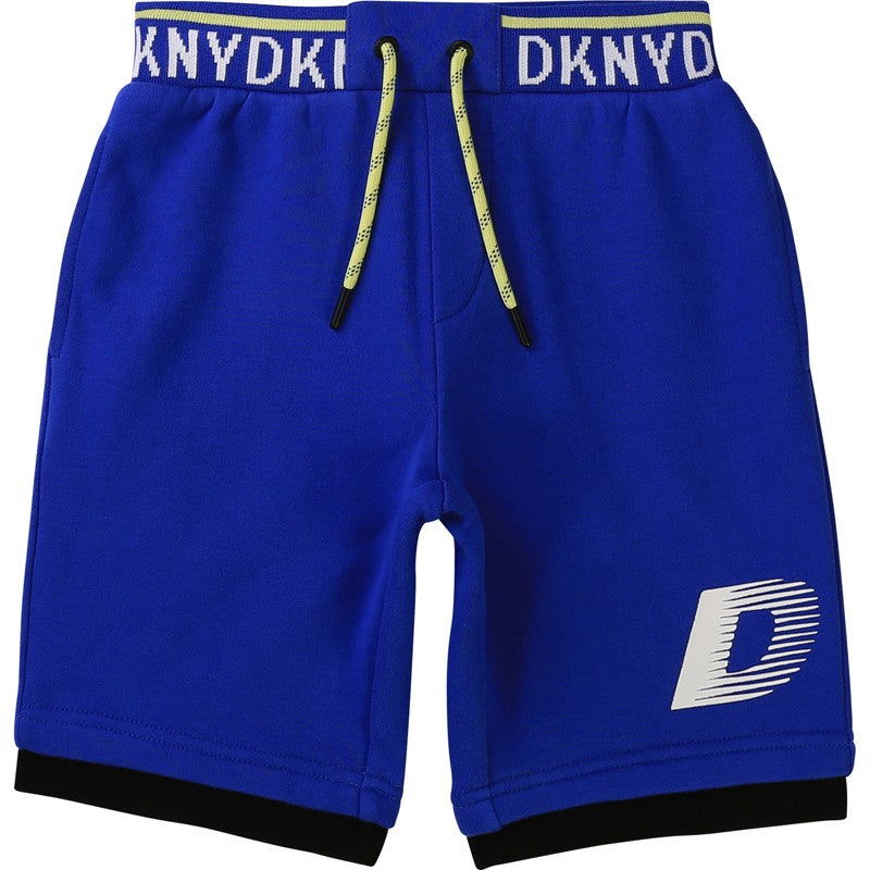 Bermudy dla chłopców DKNY D24731-813 kolor niebieski -  - #tag1# - #tag2# - #tag3# - #tag4#