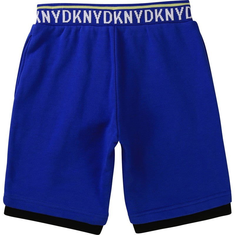 Bermudy dla chłopców DKNY D24731-813 kolor niebieski -  - #tag1# - #tag2# - #tag3# - #tag4#