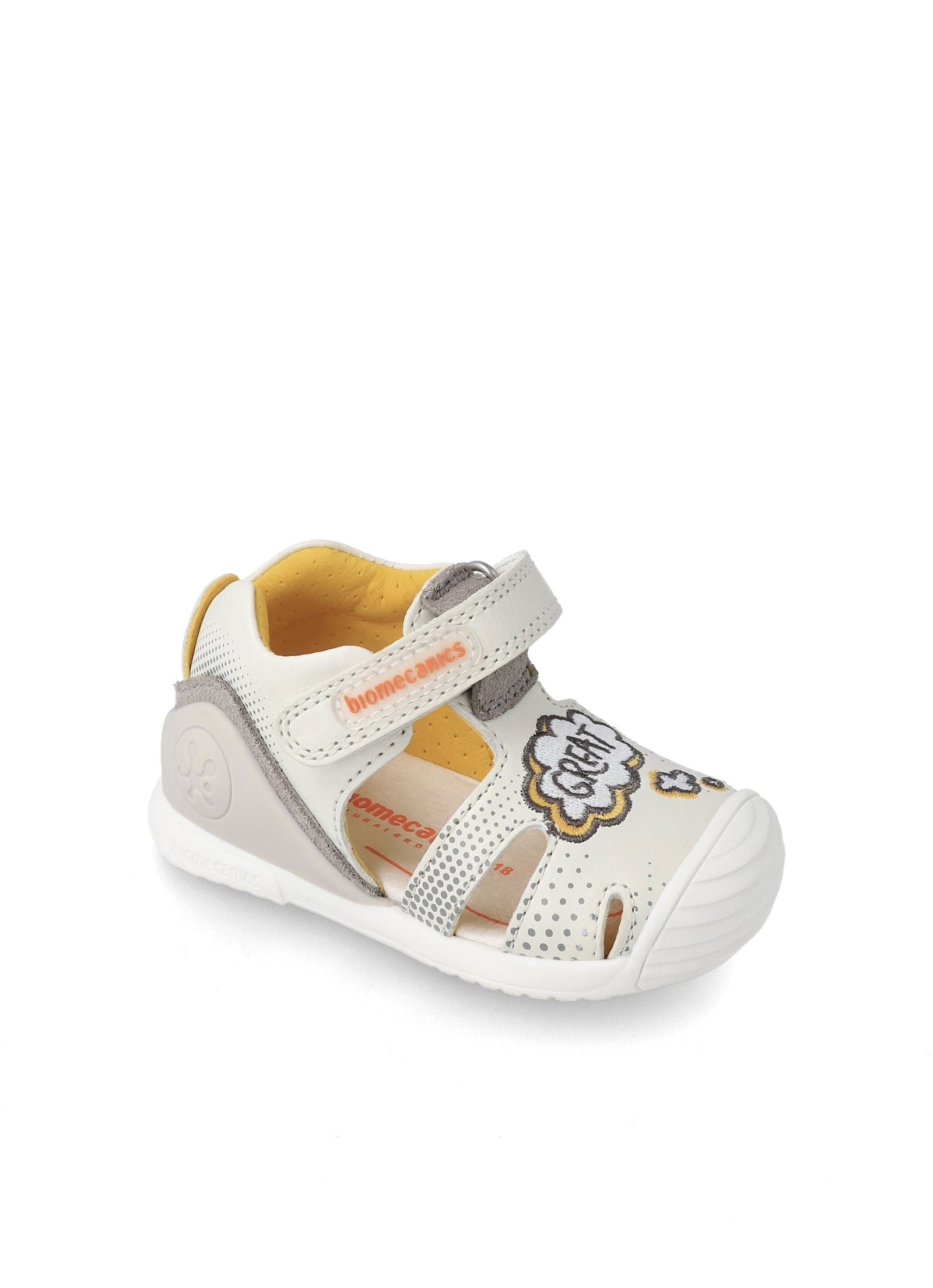 Biomecanics Sandały chłopięce 232150-B kolor biały -  - #tag1# - #tag2# - #tag3# - #tag4#