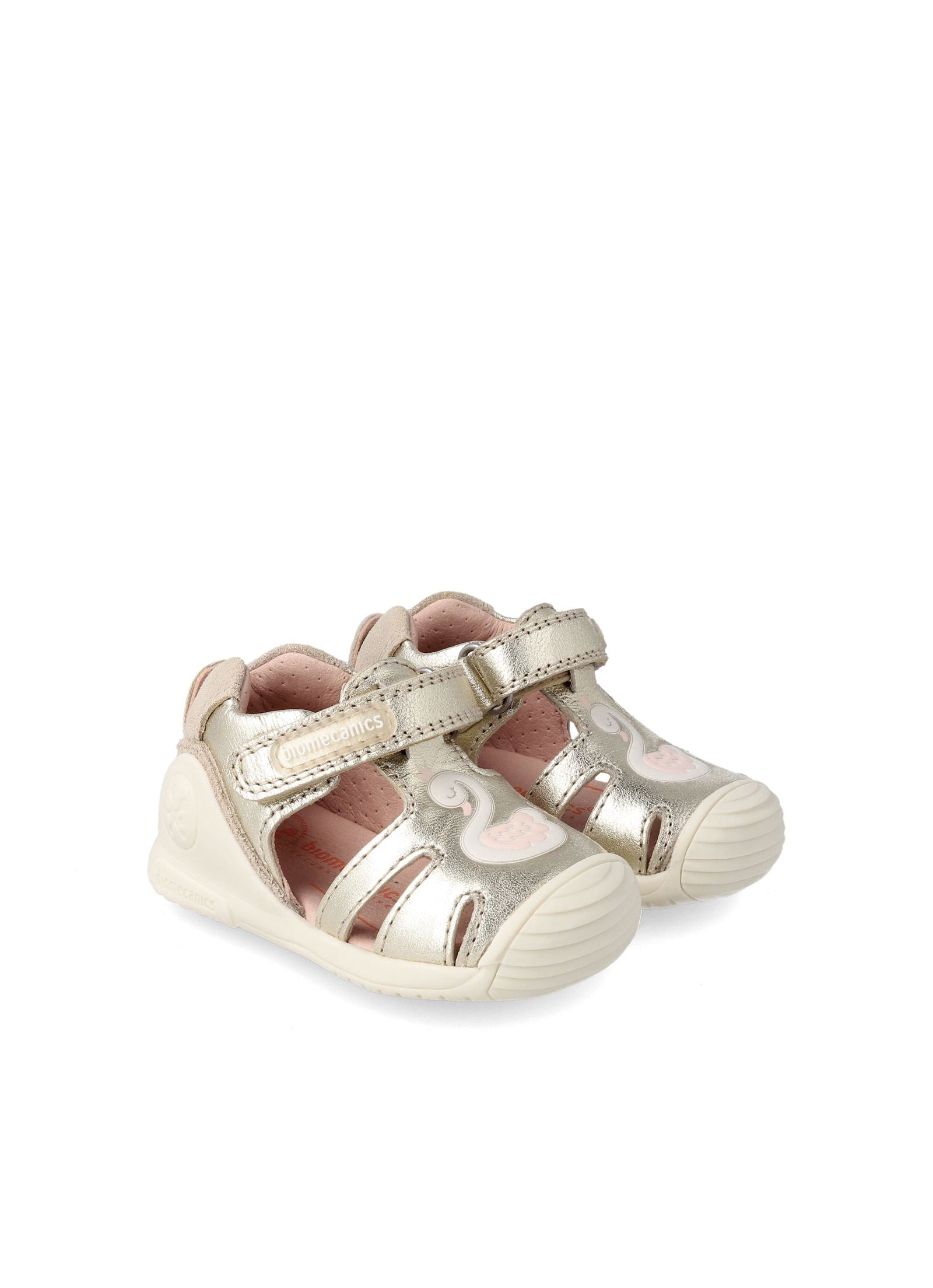 Biomecanics Sandały dziewczęce 232113-A kolor złoty -  - #tag1# - #tag2# - #tag3# - #tag4#