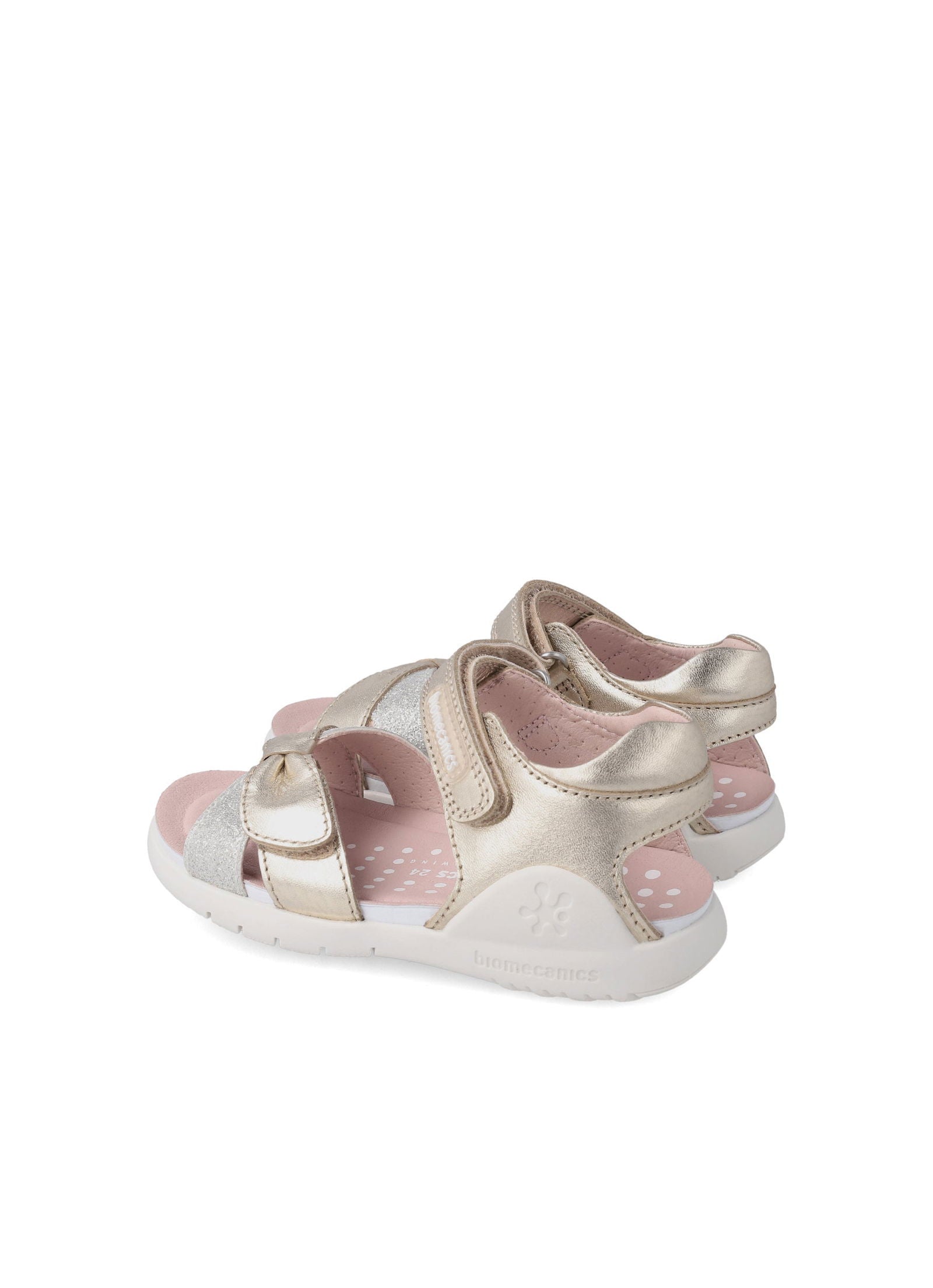 Biomecanics Sandały dziewczęce 232246-A kolor złoty -  - #tag1# - #tag2# - #tag3# - #tag4#