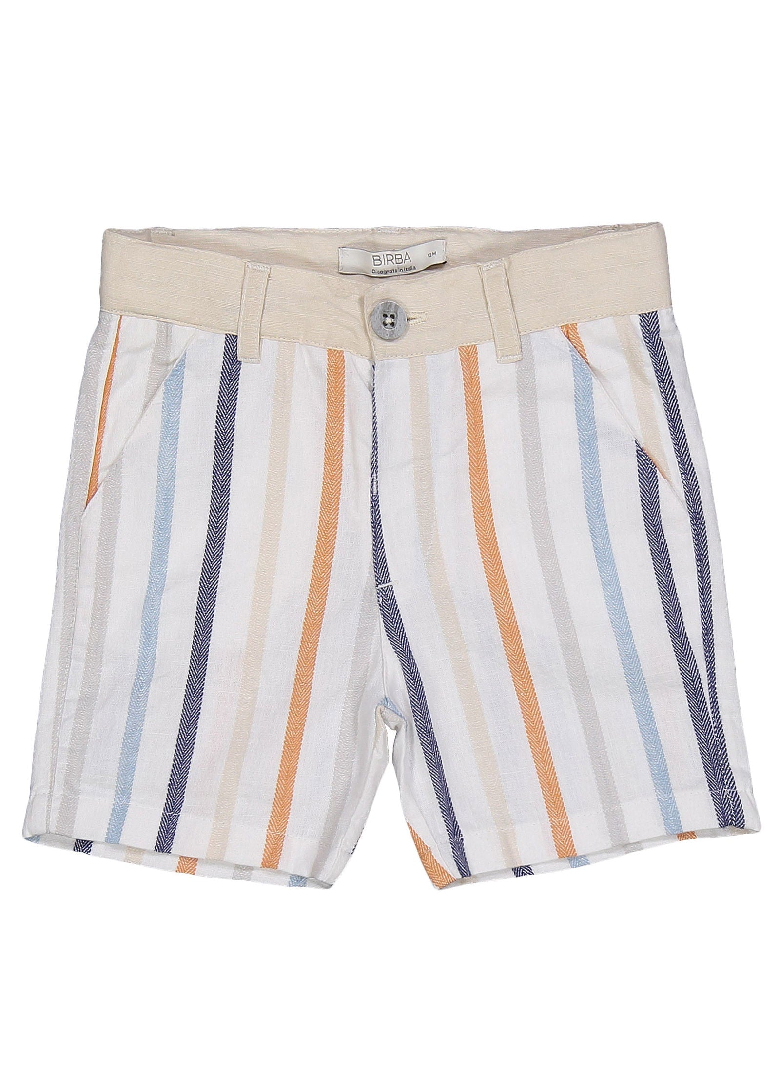Birba&Trybeyound 61036-00-96Z Szorty w paski kolor krem -  - #tag1# - #tag2# - #tag3# - #tag4#