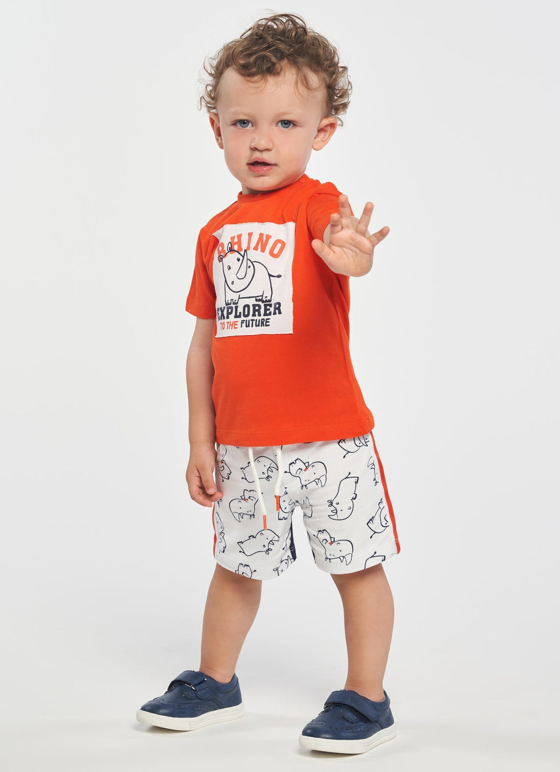 Birba&Trybeyound 64059-00-35T Bluzka krótki rękaw kolor pomarańcz -  - #tag1# - #tag2# - #tag3# - #tag4#