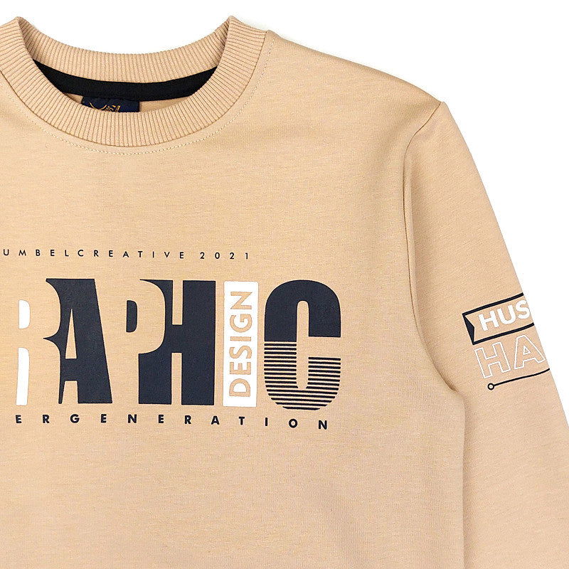 Bluza chłopak beż 405-71023  GKMOC -  - #tag1# - #tag2# - #tag3# - #tag4#