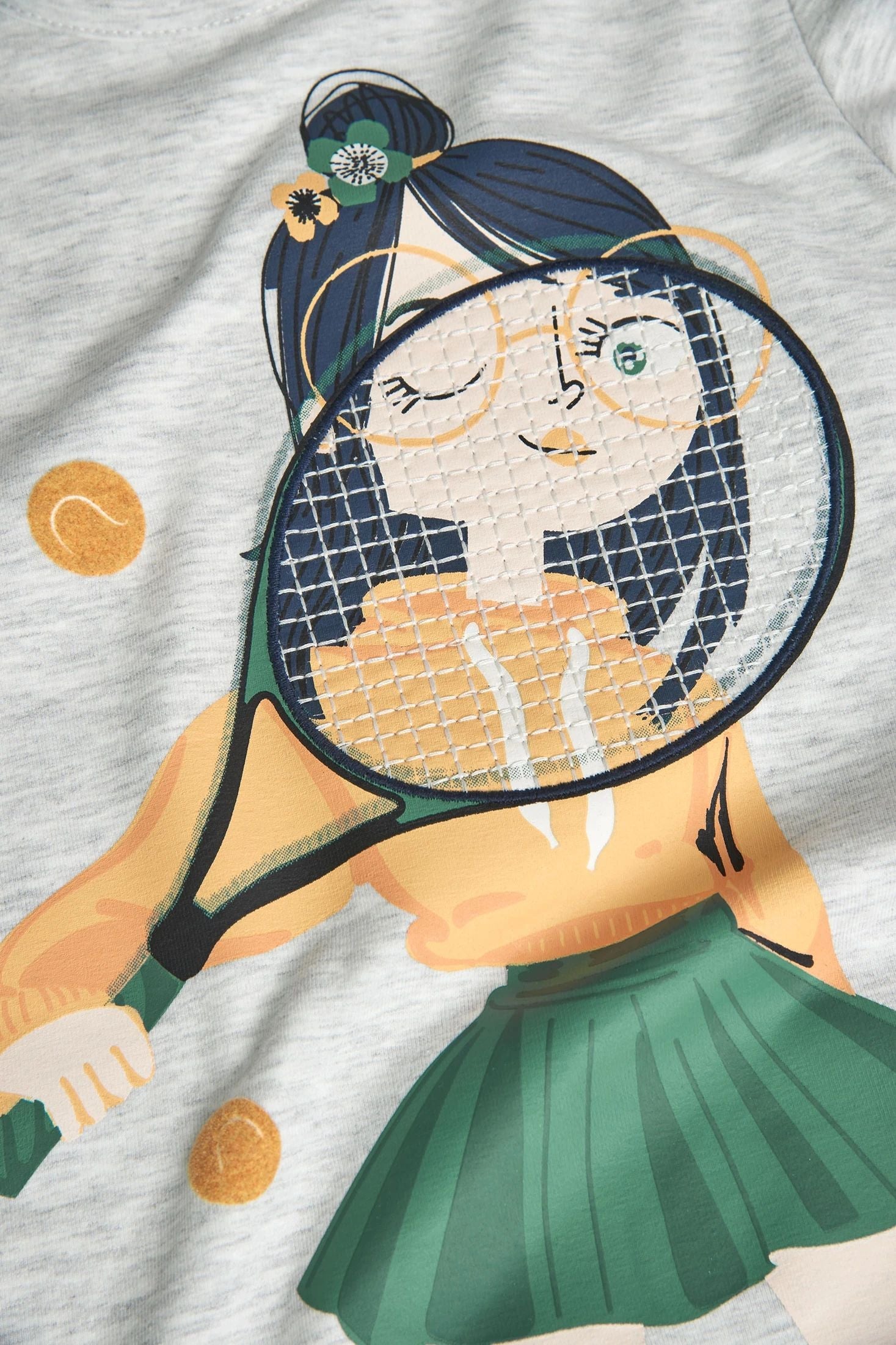 Bluzka Boboli 407078-7359 kolor popiel -  - #tag1# - #tag2# - #tag3# - #tag4#