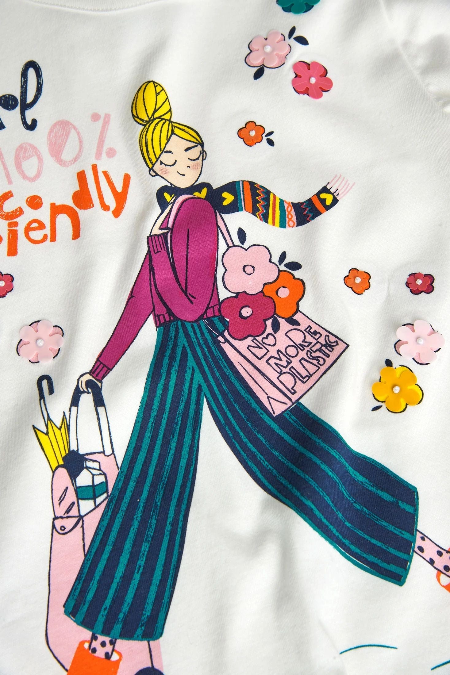 Bluzka Boboli 427069-1111 kolor krem -  - #tag1# - #tag2# - #tag3# - #tag4#