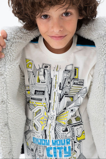 Bluzka Boboli 507170-1111 kolor biały -  - #tag1# - #tag2# - #tag3# - #tag4#