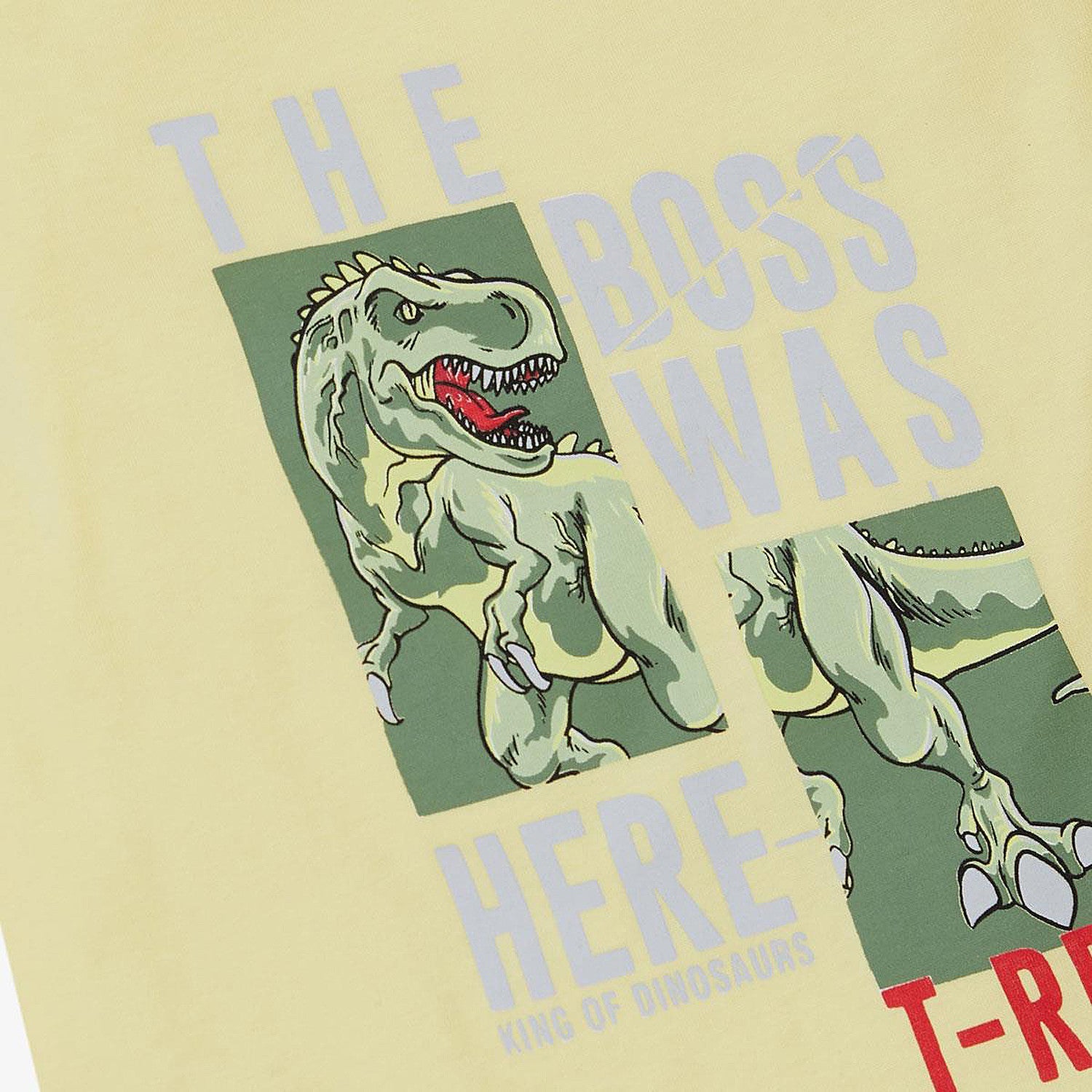 Bluzka Dinozaur chłopak żółty 19772-24624 GKMOC -  - #tag1# - #tag2# - #tag3# - #tag4#