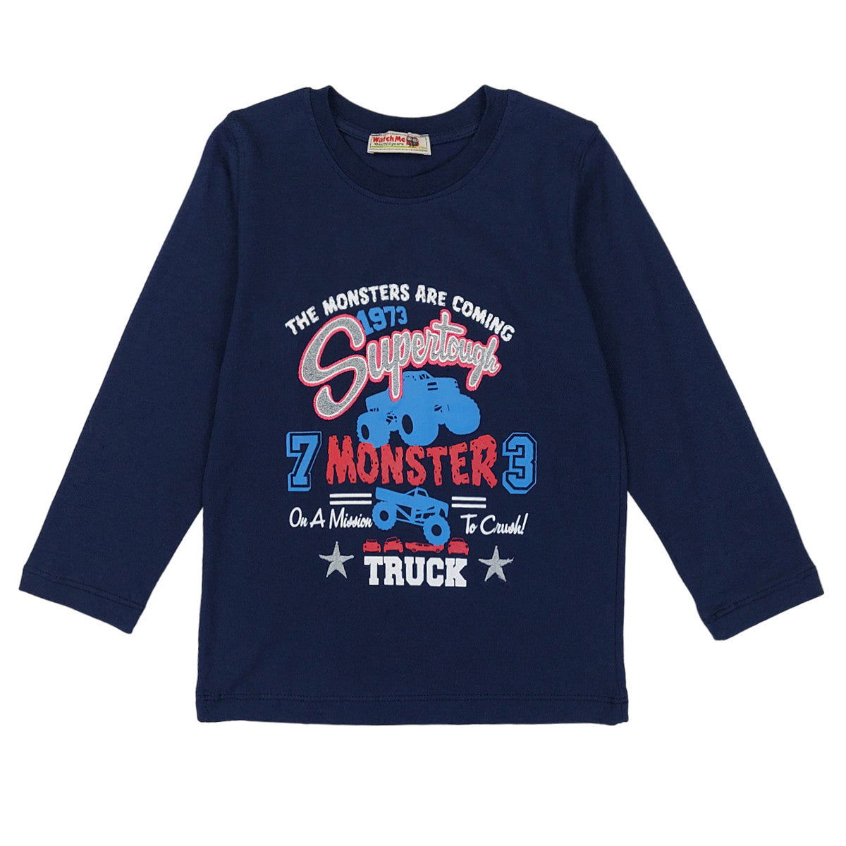 Bluzka Monster chłopak granat 47716-11223  GKMOC -  - #tag1# - #tag2# - #tag3# - #tag4#