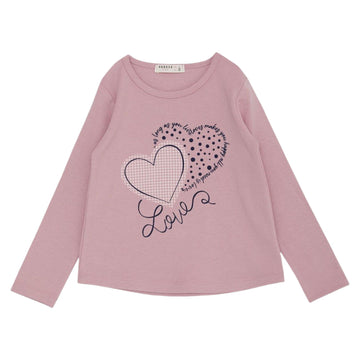 Bluzka ocieplana Love dziewczęca fango Breeze 19559-23824 GKMOD -  - #tag1# - #tag2# - #tag3# - #tag4#