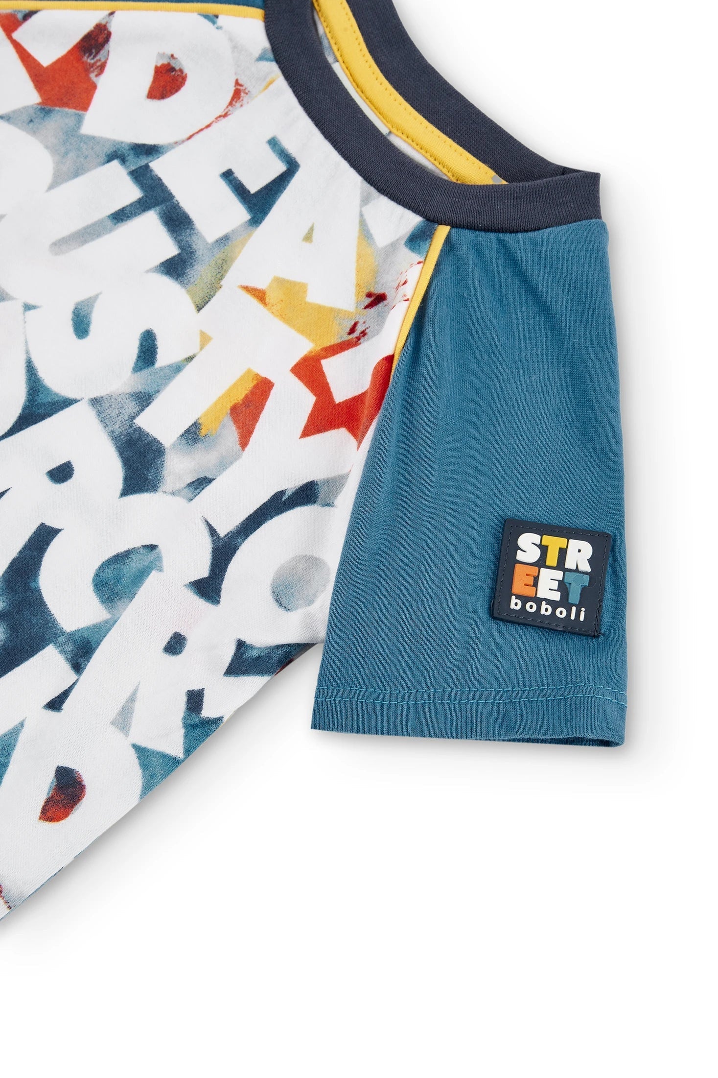 Boboli 336046-9137 T-shirt chłopiec kolor wielokolor -  - #tag1# - #tag2# - #tag3# - #tag4#