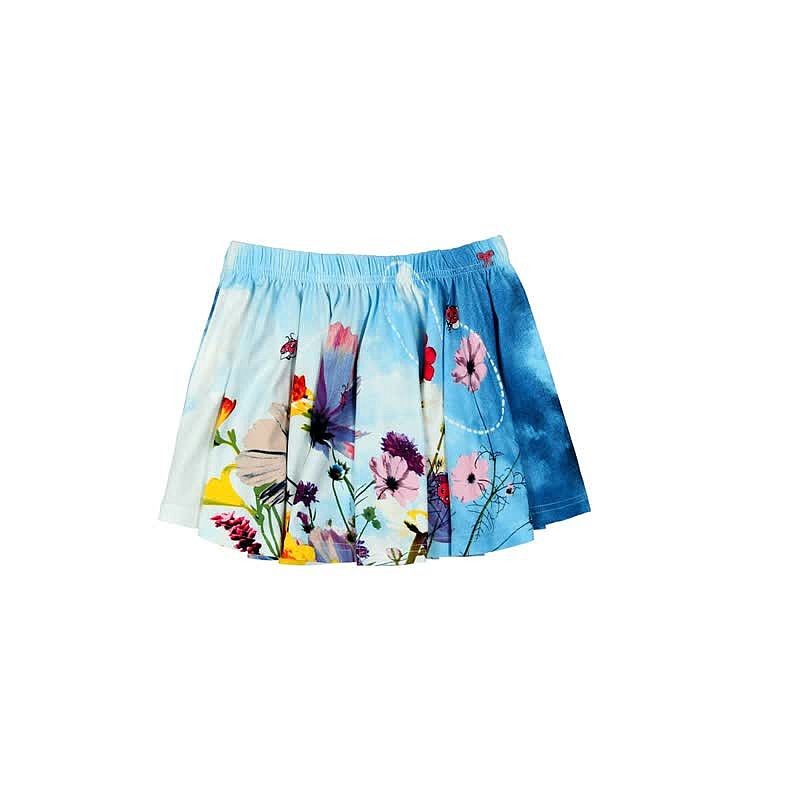 Boboli 435147-1100 Spódnica dziewczęca na gumeczce kolor niebieski -  - #tag1# - #tag2# - #tag3# - #tag4#