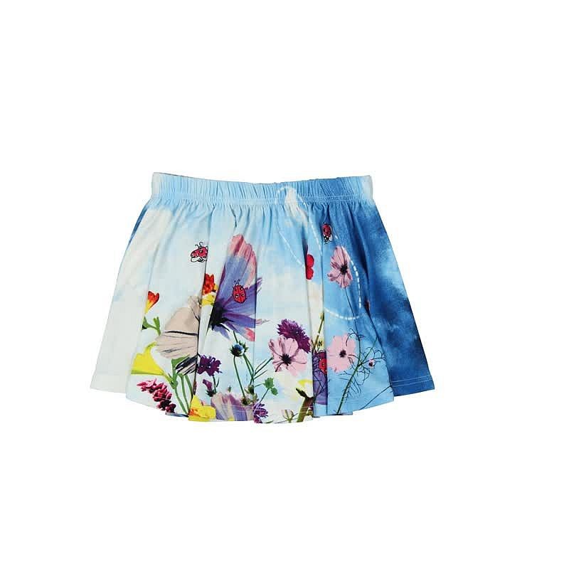 Boboli 435147-1100 Spódnica dziewczęca na gumeczce kolor niebieski -  - #tag1# - #tag2# - #tag3# - #tag4#
