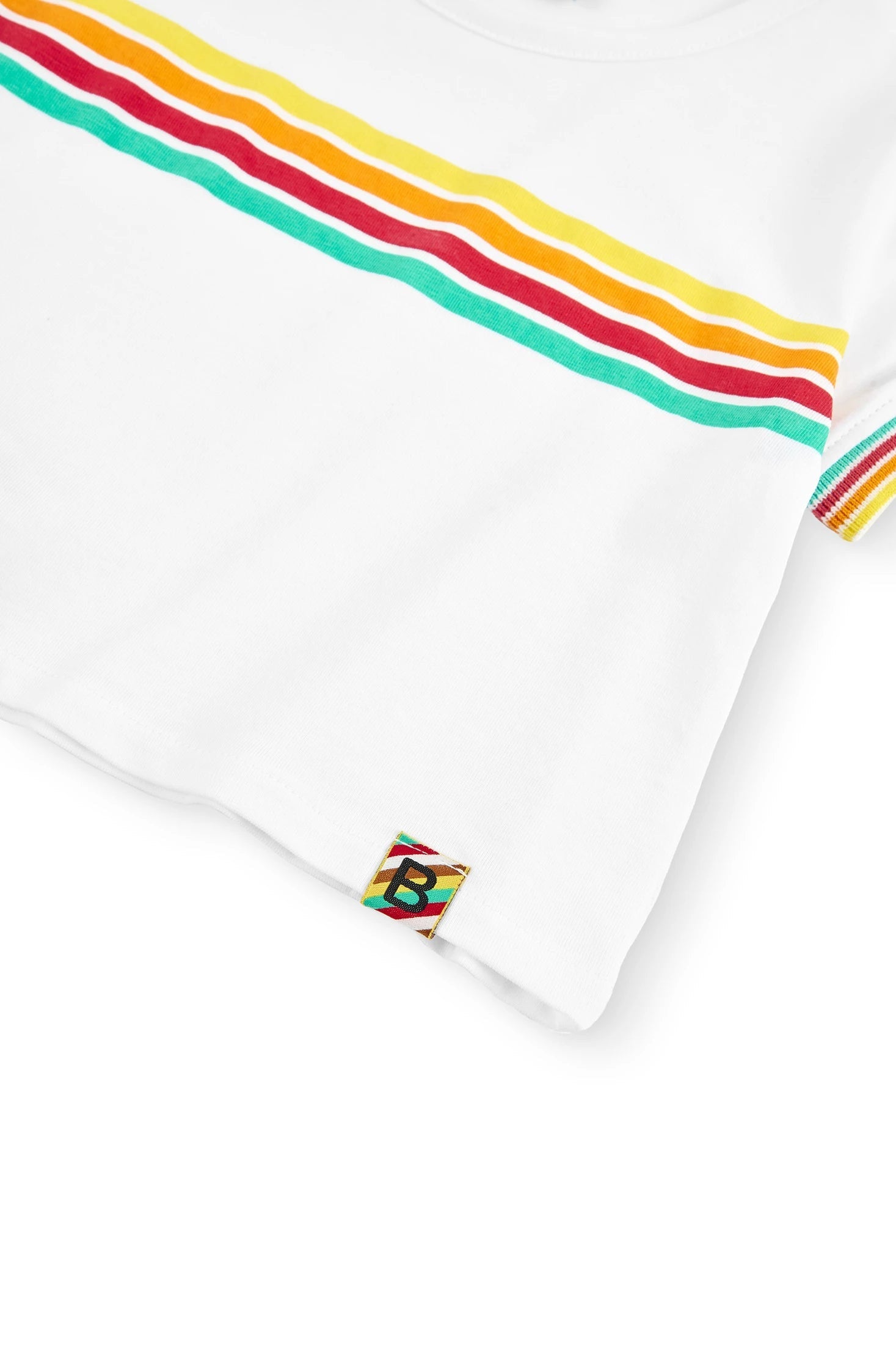 Boboli 456083-1100 Bluzka dziewczynka kolor biały -  - #tag1# - #tag2# - #tag3# - #tag4#