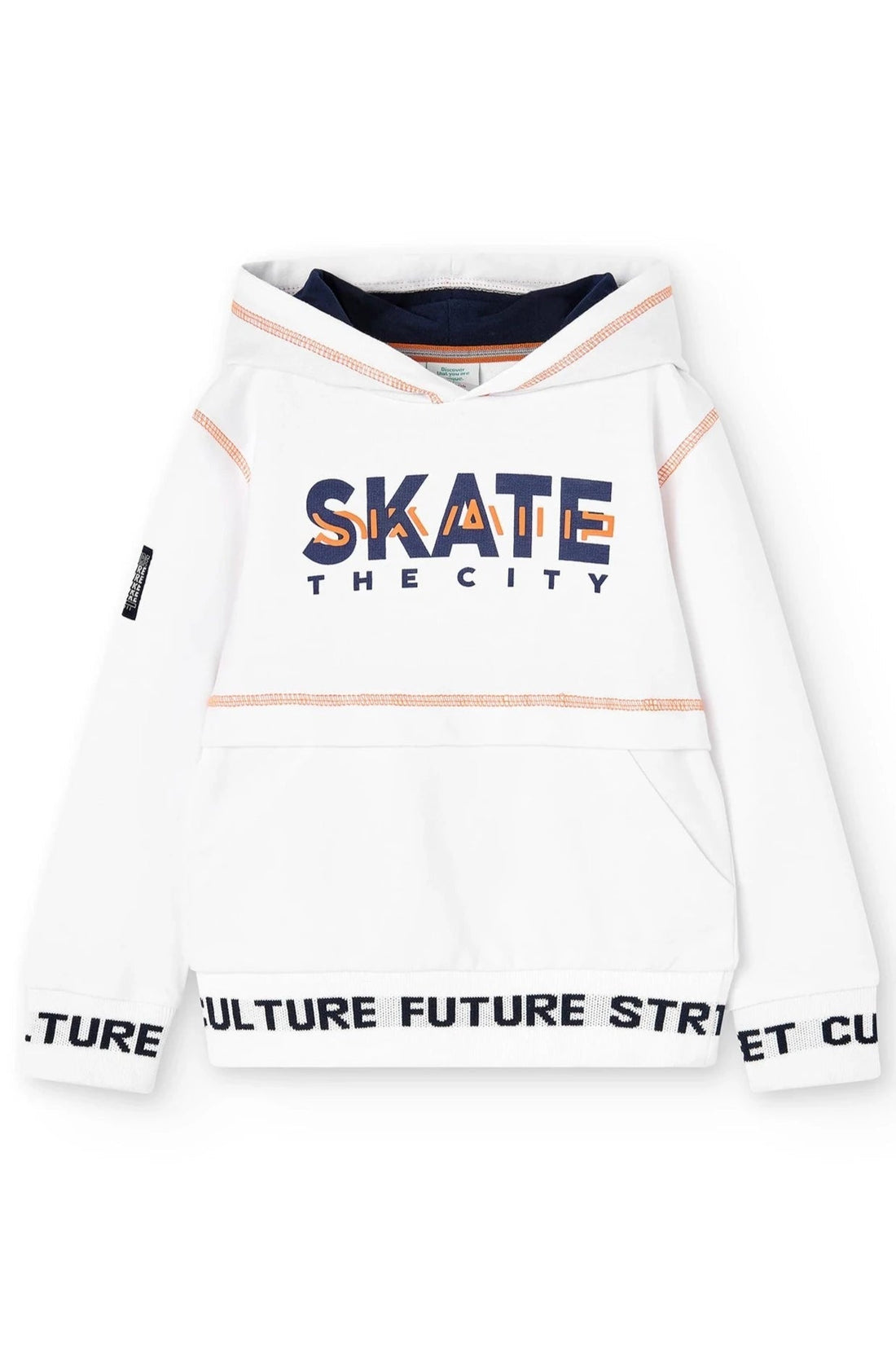 Boboli 516158-1100 Bluza chłopiec kolor biały -  - #tag1# - #tag2# - #tag3# - #tag4#