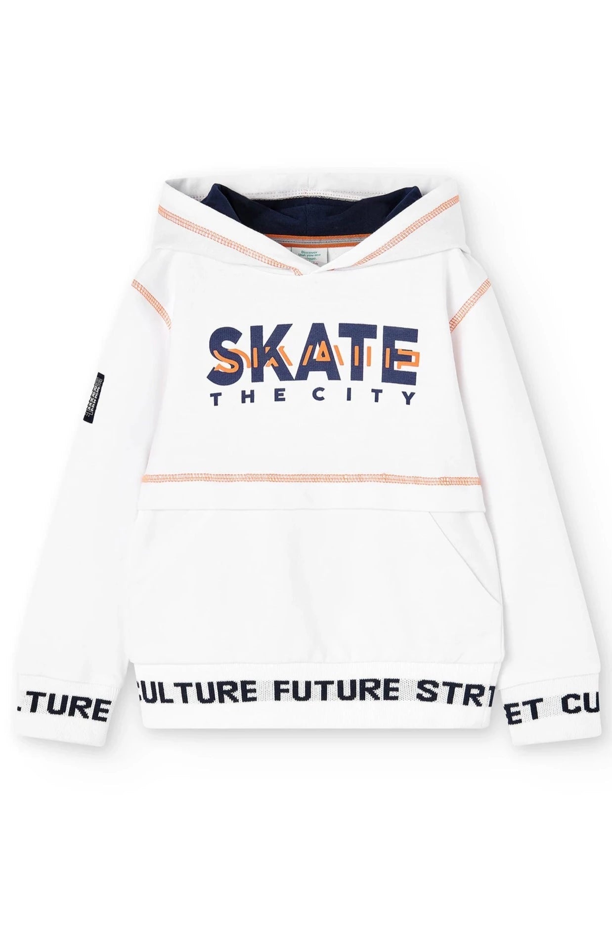 Boboli 516158-1100 Bluza chłopiec kolor biały -  - #tag1# - #tag2# - #tag3# - #tag4#