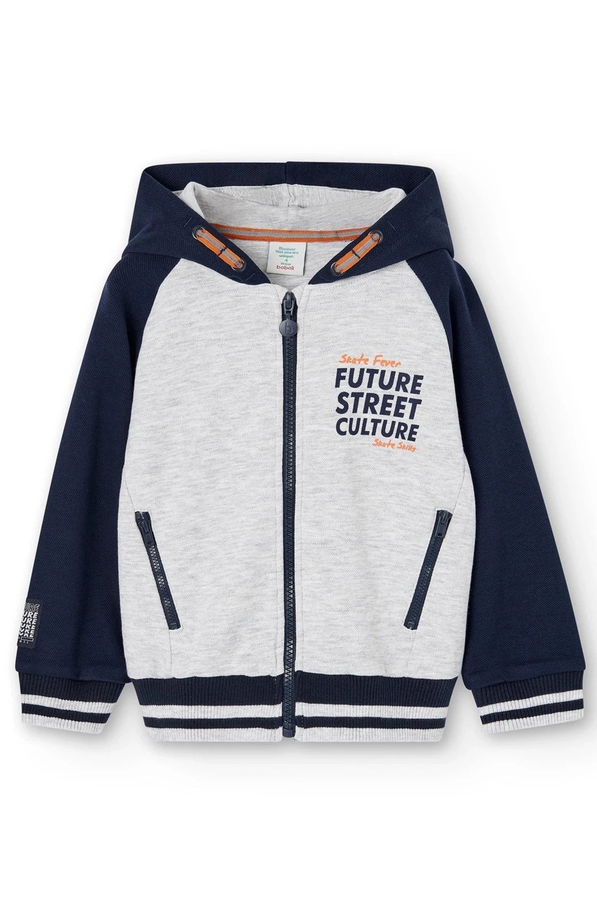 Boboli 516293-8095 Bluza chłopiec kolor szary -  - #tag1# - #tag2# - #tag3# - #tag4#