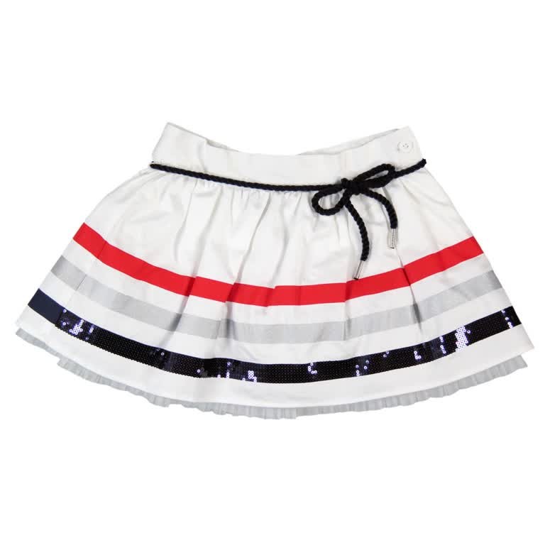Boboli 723226-1100 Spódnica kolor BIAŁY -  - #tag1# - #tag2# - #tag3# - #tag4#