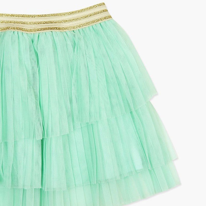 Boboli Tiulowa spódnica dla dziewczynki zielona 727208-4458 -  - #tag1# - #tag2# - #tag3# - #tag4#