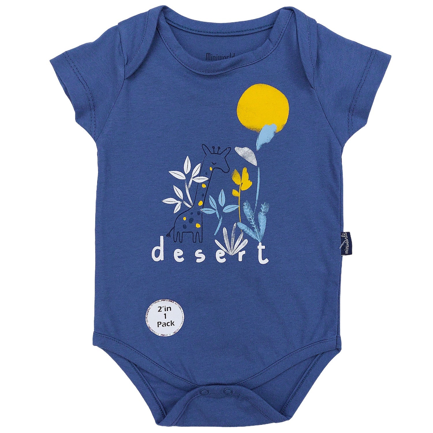 Body Niemowlęce Desert 2 Pak chłopak niebieski 18233-24624 GKMOC -  - #tag1# - #tag2# - #tag3# - #tag4#