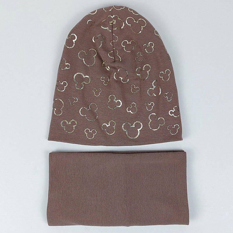 Czapka Z Kominem dziewczynka ciemy beż capk29.27.9.23  GKMOD -  - #tag1# - #tag2# - #tag3# - #tag4#