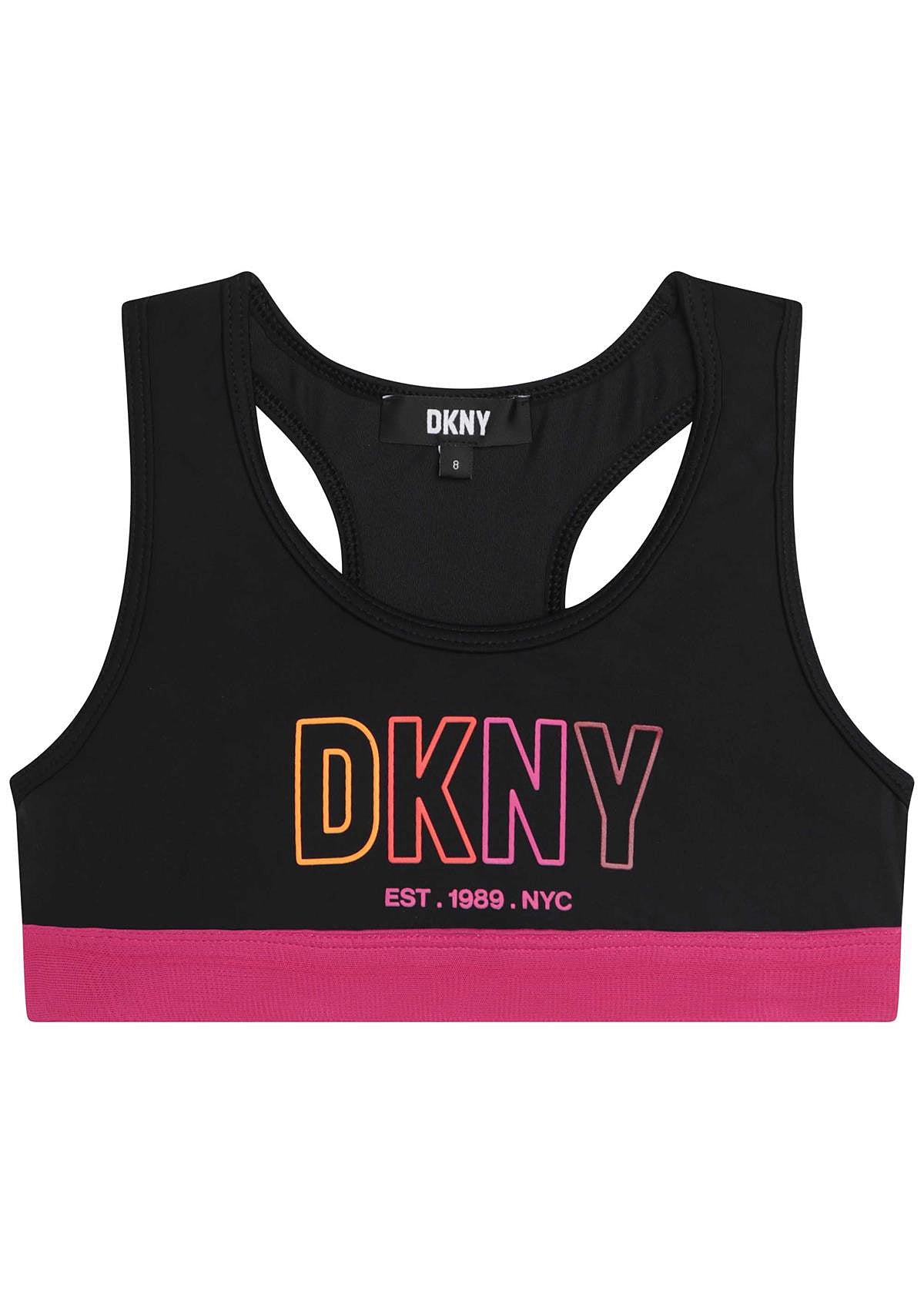 DKNY D37115-09B Bikini dziewczynka kolor czarny -  - #tag1# - #tag2# - #tag3# - #tag4#