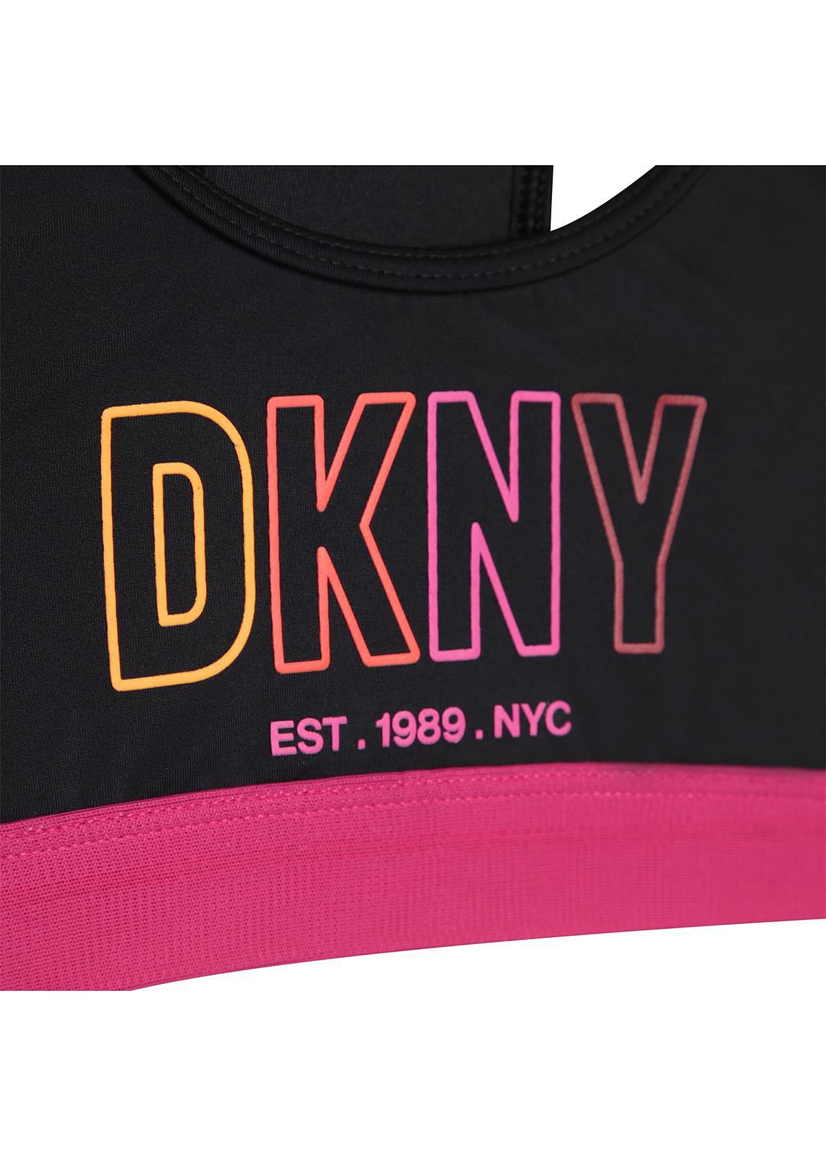 DKNY D37115-09B Bikini dziewczynka kolor czarny -  - #tag1# - #tag2# - #tag3# - #tag4#