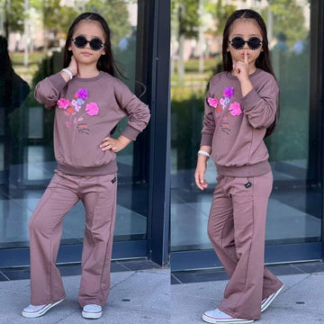 Dres 2 Cz. dziewczynka brąz 6126-15724 GKMOD -  - #tag1# - #tag2# - #tag3# - #tag4#