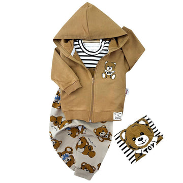 Dres 3 Cz. Bluza Bluzka Spodnie chłopak camel 8547-13324 GKMOC -  - #tag1# - #tag2# - #tag3# - #tag4#