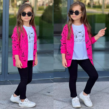 Dres 3 części kotki dziewczęcy fuksja Bam Bam 6133-29824 GKMOD -  - #tag1# - #tag2# - #tag3# - #tag4#