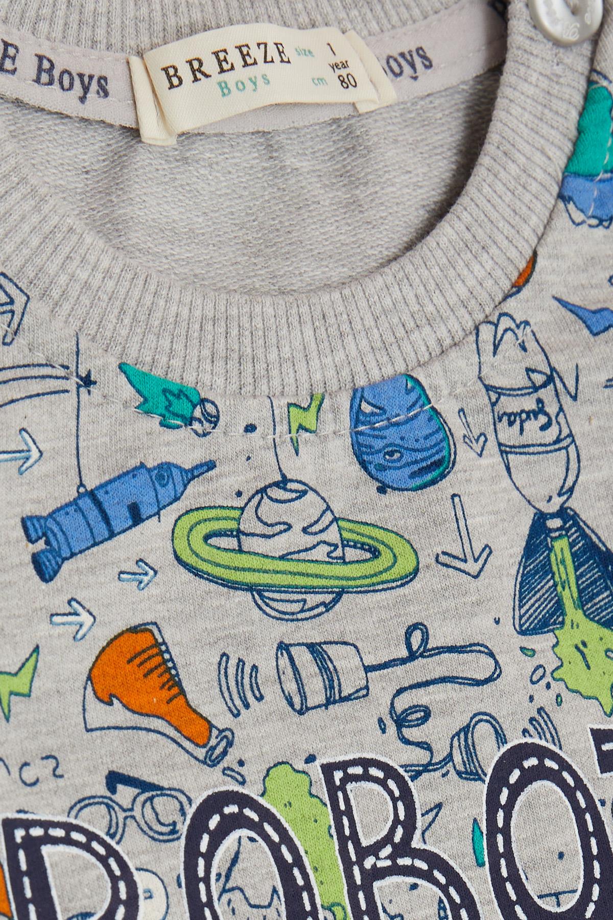 Dres roboty chłopięcy szary Breeze 16686-23824 GKMOC -  - #tag1# - #tag2# - #tag3# - #tag4#