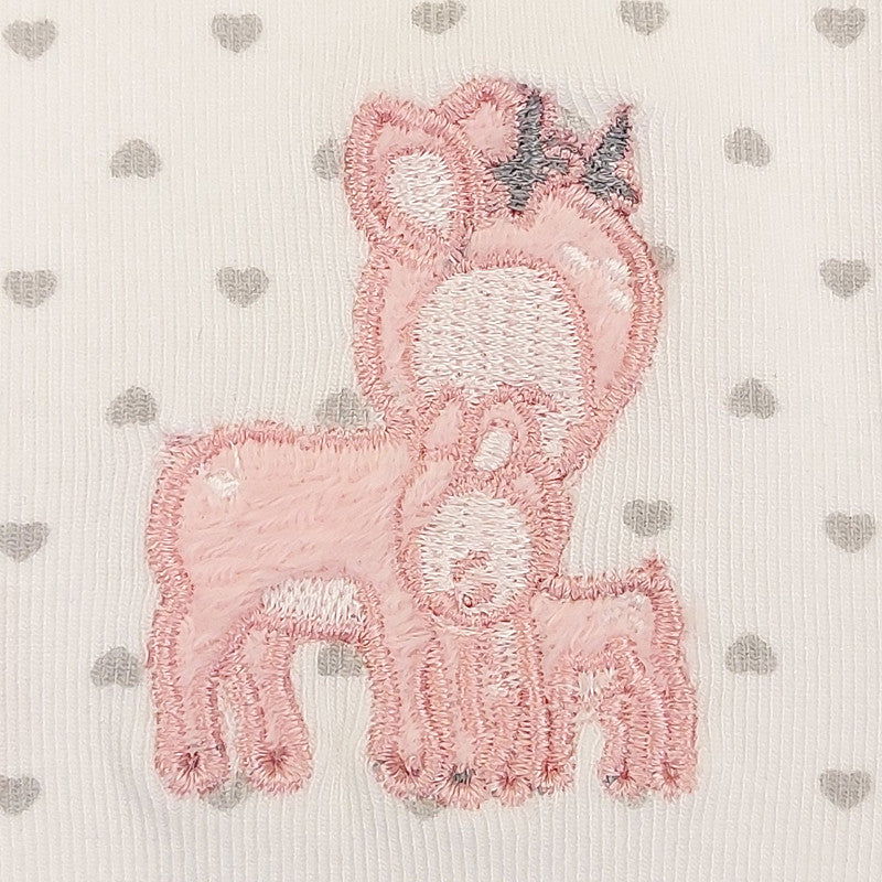 Golf Serduszka dziewczynka biały CY-9712-131123  GKMOD -  - #tag1# - #tag2# - #tag3# - #tag4#