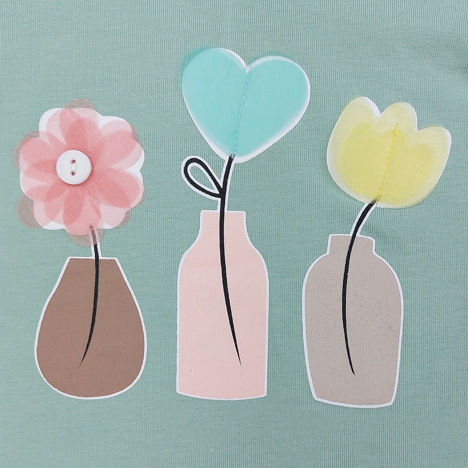 Komlet Bluzka Szorty dziewczynka mięta 16561-14524 GKMOD -  - #tag1# - #tag2# - #tag3# - #tag4#