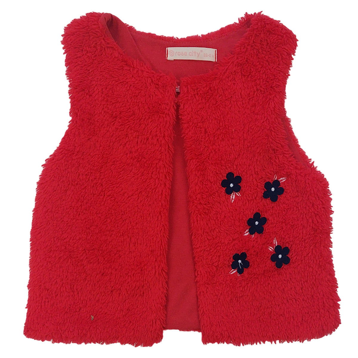 Komplet Kamizelka dziewczynka czerwony 7610-161223  GKMOD -  - #tag1# - #tag2# - #tag3# - #tag4#