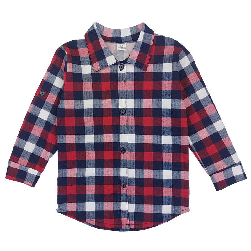 Koszula Kratka chłopak czerwony 55984-231123  GKMOC -  - #tag1# - #tag2# - #tag3# - #tag4#