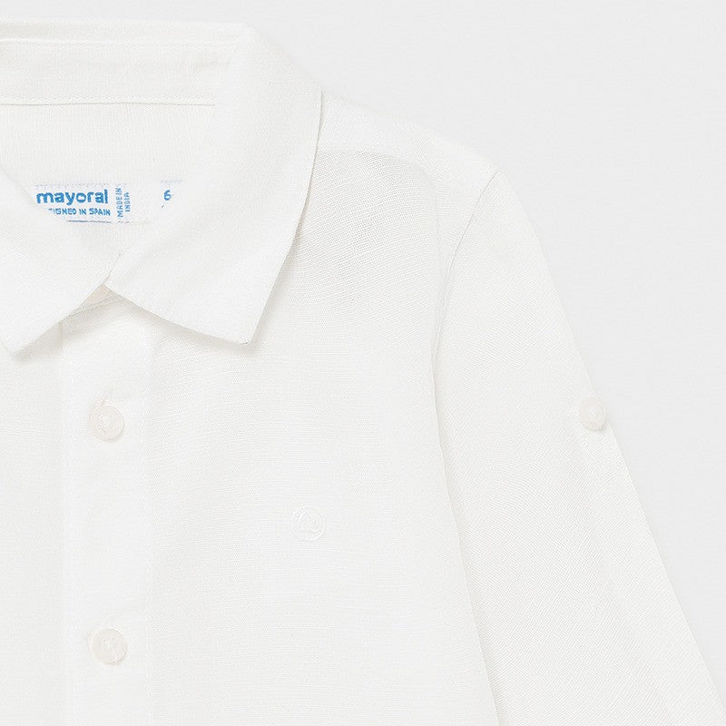 Koszula lniana dla chłopczyka Mayoral 117-78 Biały -  - #tag1# - #tag2# - #tag3# - #tag4#