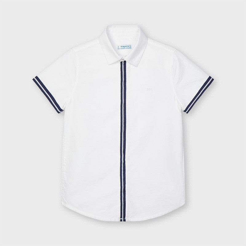 Koszula z krótkim rękawem chłopięca Mayoral 3118-92 Biały -  - #tag1# - #tag2# - #tag3# - #tag4#