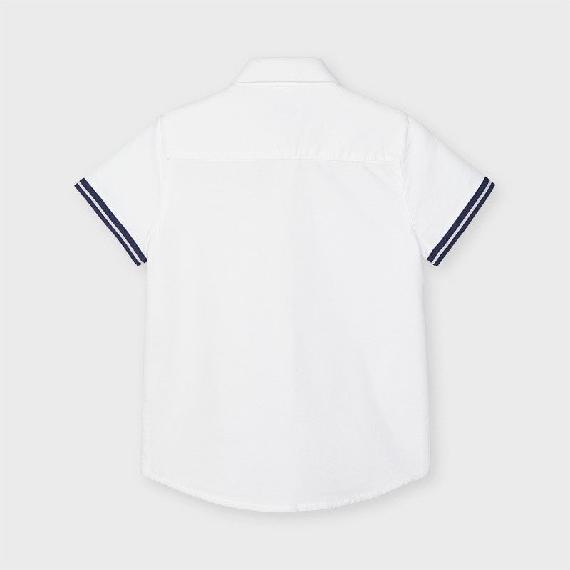 Koszula z krótkim rękawem chłopięca Mayoral 3118-92 Biały -  - #tag1# - #tag2# - #tag3# - #tag4#