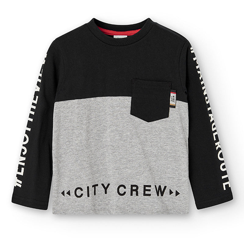 Koszulka dla chłopca Boboli 525068-890 kolor czarny -  - #tag1# - #tag2# - #tag3# - #tag4#