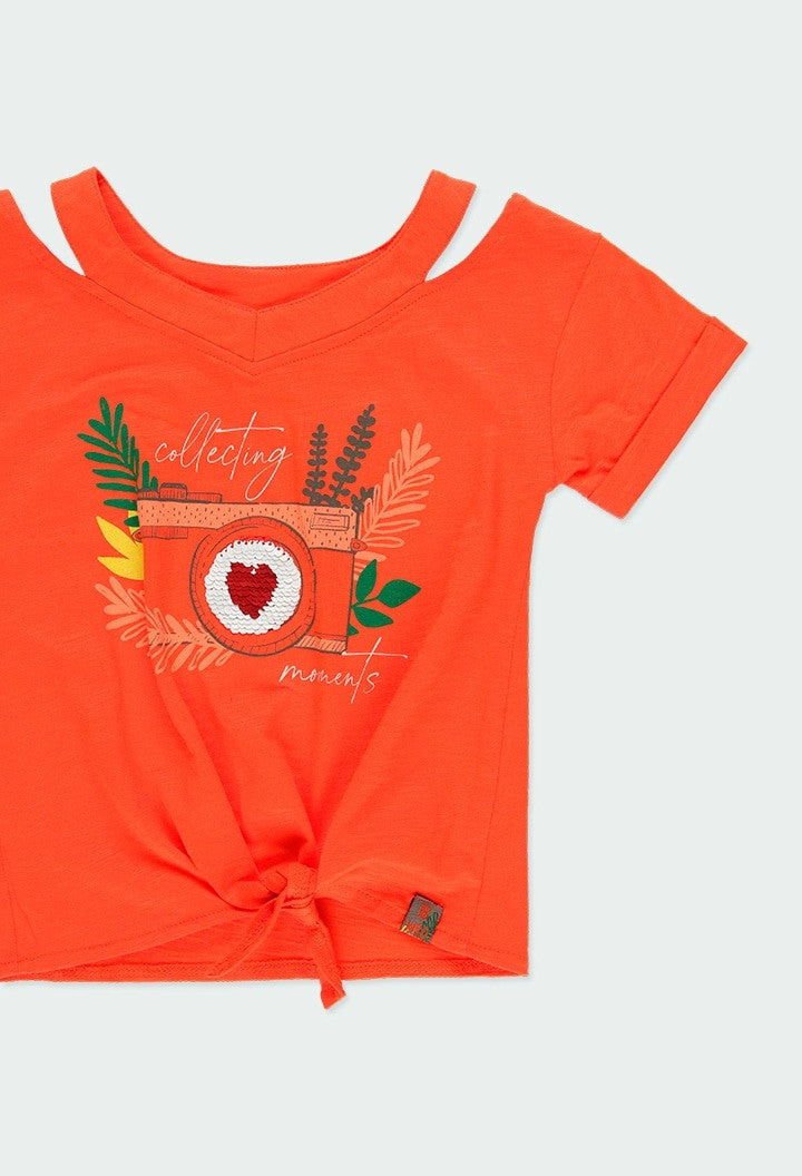 Koszulka  dla dziewczynki Boboli 444057-3741 kolor czerwony -  - #tag1# - #tag2# - #tag3# - #tag4#