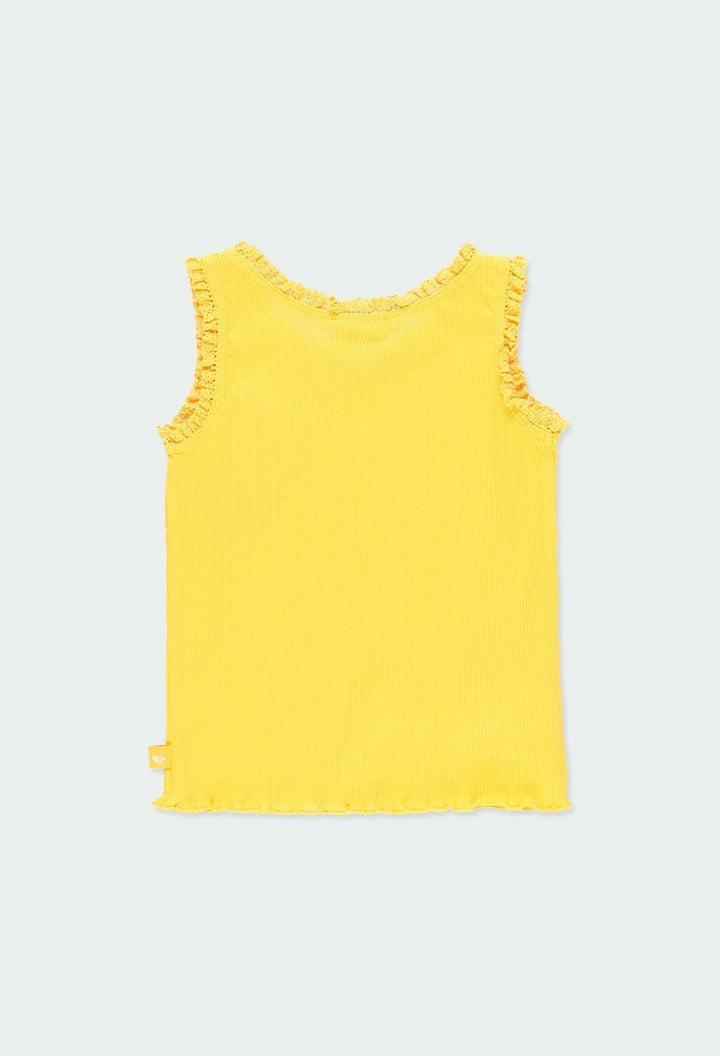 Koszulka dla dziewczynki Boboli 494029-1165 kolor żółty -  - #tag1# - #tag2# - #tag3# - #tag4#