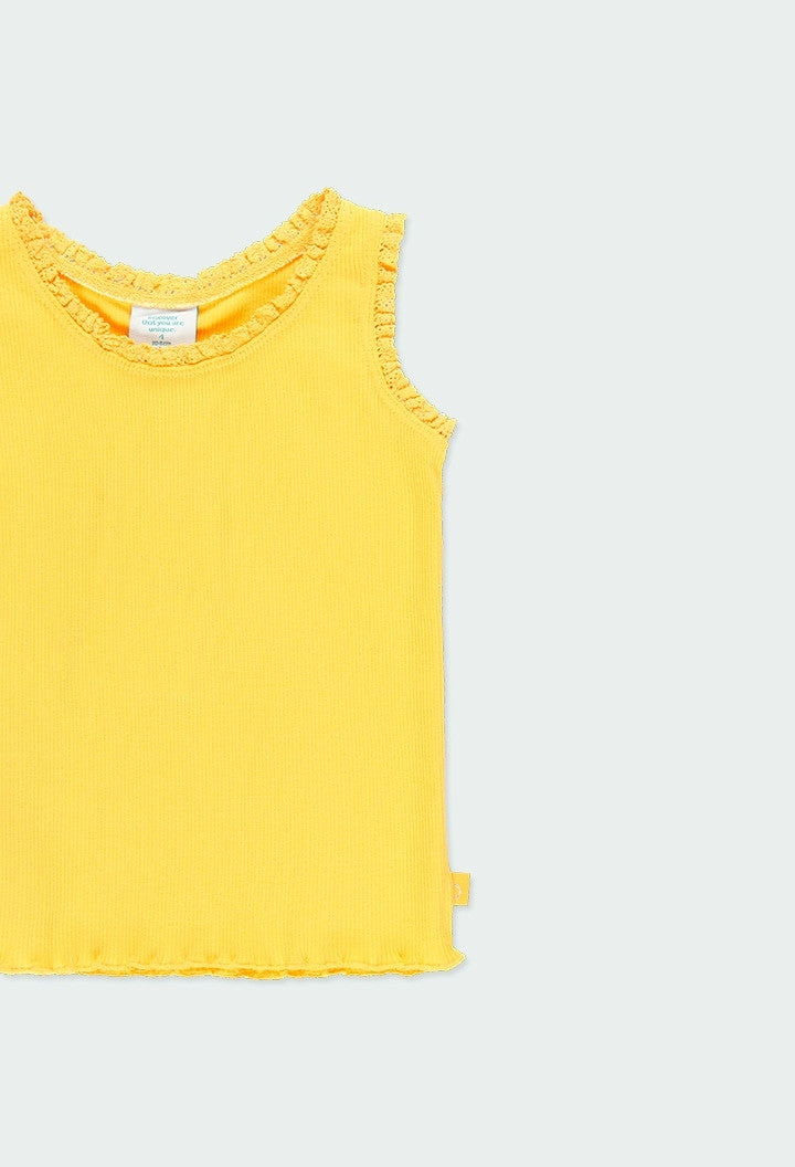 Koszulka dla dziewczynki Boboli 494029-1165 kolor żółty -  - #tag1# - #tag2# - #tag3# - #tag4#