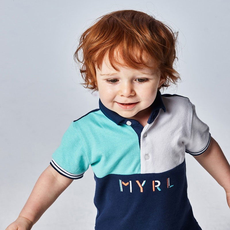 Koszulka polo dla chłopców Mayoral 1110-20 turkusowy -  - #tag1# - #tag2# - #tag3# - #tag4#