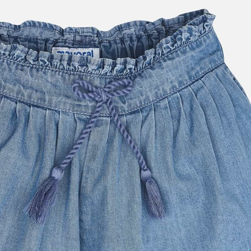 Krótkie spodenki jeans dla dziewczynki Mayoral 3282-5 niebieskie -  - #tag1# - #tag2# - #tag3# - #tag4#