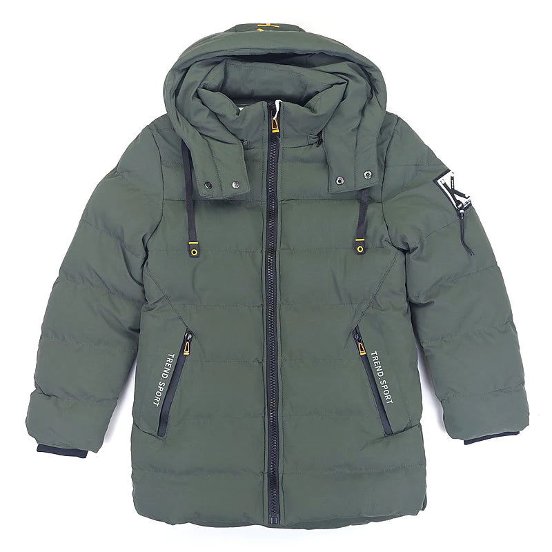 Kurtka Zimowa chłopak oliwka B60171-71023  GKMOC -  - #tag1# - #tag2# - #tag3# - #tag4#