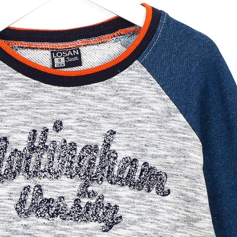 Losan bluza 625-6004AC  kolor popiel/granat -  - #tag1# - #tag2# - #tag3# - #tag4#