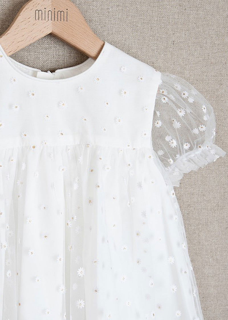 MINIMI 10/23K Sukienka elegancka kolor śmietanka -  - #tag1# - #tag2# - #tag3# - #tag4#