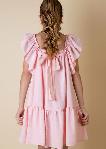 MINIMI 18/23 Sukienka elegancka kolor róż -  - #tag1# - #tag2# - #tag3# - #tag4#